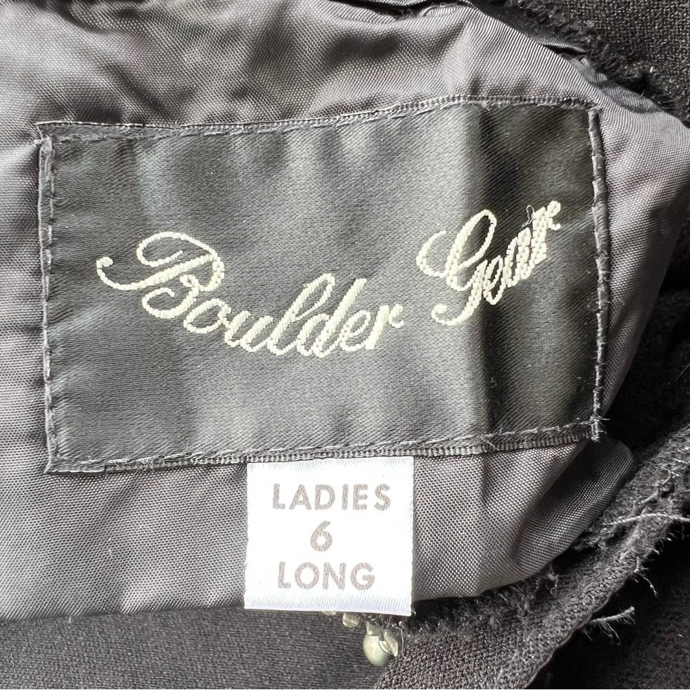Boulder Gear Black Ski Pants Leggings Women size 6